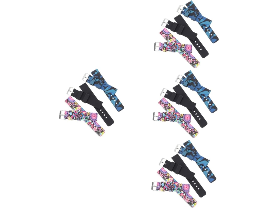 Conjunto De 9 Pulseiras Silicone Para Smartwatch - Acessórios E Peças