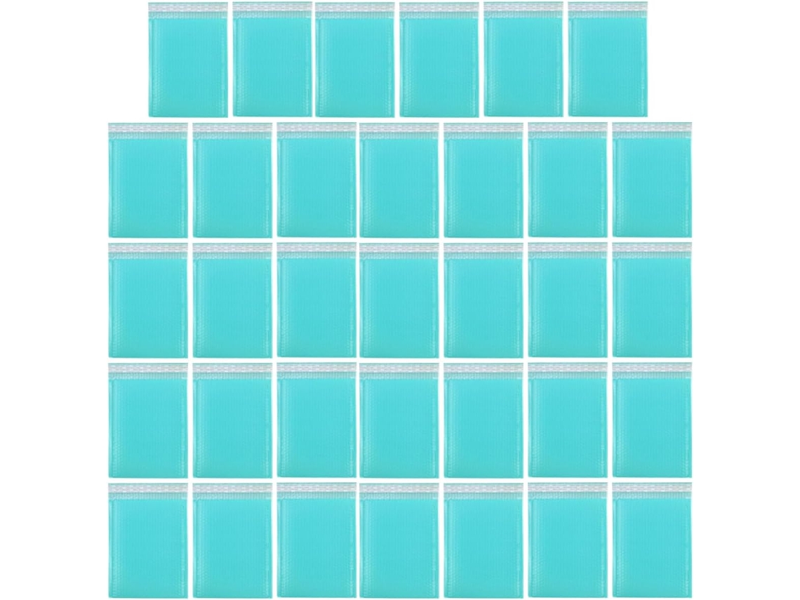50 Peças Envelopes À Bulles Pour Expédition Pochettes Rembourrées Bijoux Acessórios Pequenos Objetos Proteção
