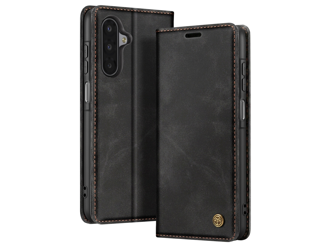 Capa Carteira Para Galaxy A17 Coleção Caseme Efeito Vintage