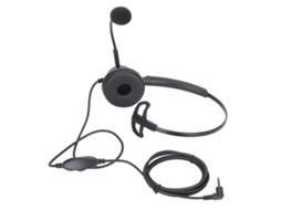 Fone de Ouvido Empresarial H600‑2.5va com Microfone e Controle de Volume CHABERLU