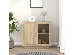 Vidaxl Aparador 80x40x75 Cm Cor Carvalho Sonoma