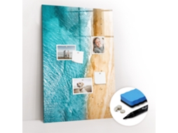 Quadro Magnético De Parede Mar Praia Para O Quarto Das Crianças Espelharte (60x90 Cm)