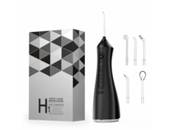 Irrigador Oral Raspador Elétrico Inteligente Portátil Ultrassônico Para Limpeza De Cálculos Cy5 Preto Yizhood