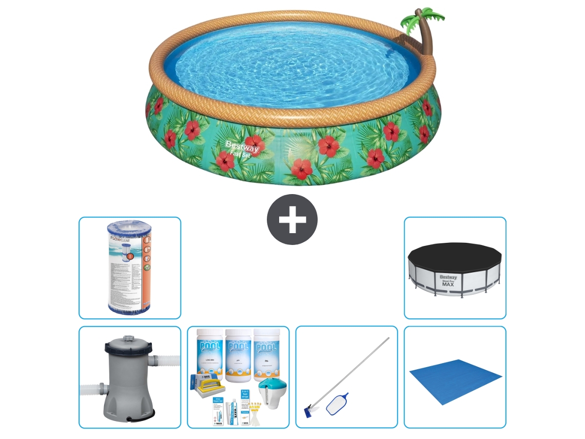 Bestway Piscina Bestway Fast Set Redonda - 457x84 Cm - 7-peças S21463