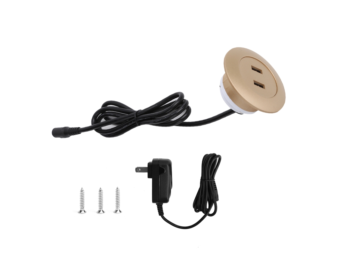 Tomada De Carregamento Usb2.0 Duplo Para Sofás Reclináveis