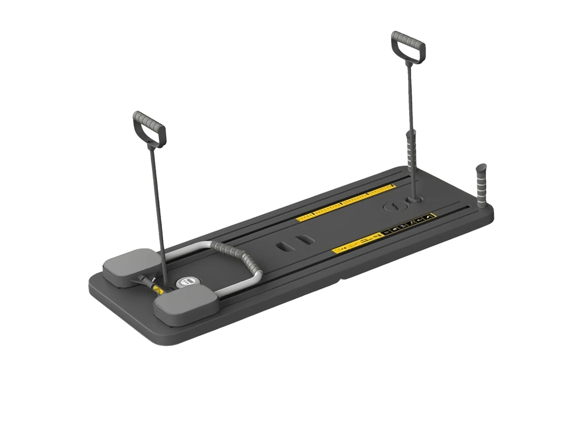 Prancha De Exercício Abdominal, Rebate Automático, Estabilidade Aprimorada, Preto