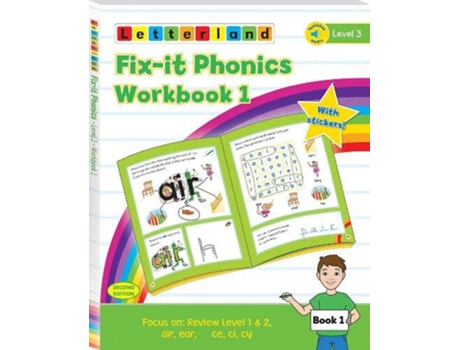 Livro Fixit Phonics Level 3 Workbook 1 de Lisa Holt (Inglês)