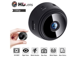 Mini Câmera Espiã Hd 1080p Portátil Wifi Visão Noturna Preta