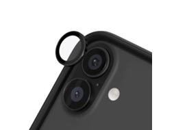 Rhinoshield Proteção Para Lentes Fotográficas Para Iphone 16 / 16 Plus Resistente 9h Preto