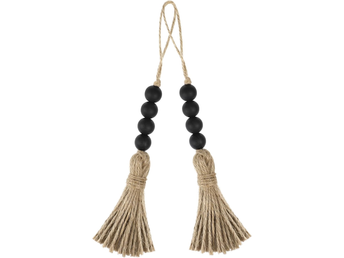 Lote De 2 Decorações Suspensas À Poignée En Perles Naturelles, Estilo Bohème, Para Maison Et Bureau