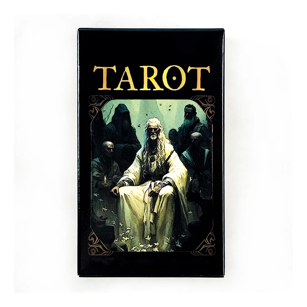 Baralho de Tarô Novinho em Folha, 78 Cartas por Conjunto, Baralho de Tarô de Adivinhação Misterioso, Arte Requintada. MDUG