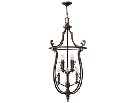 Candelabro HINKLEY Hk-Plymouth8-P Plymouth Aço Milão E14 8 Bulbos