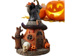 Estatueta De Resina De Casa Assombrada De Halloween |