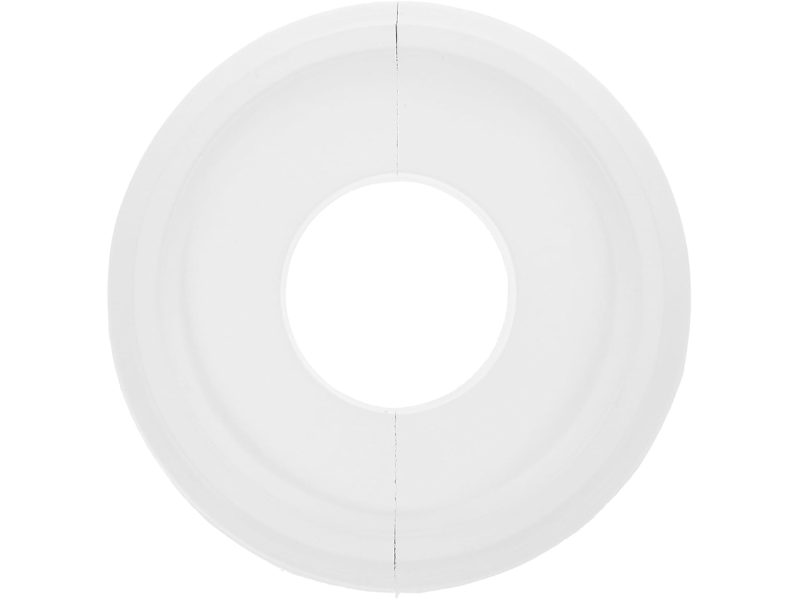 Medalhão De Teto Tradicional Em Poliuretano, Diâmetro Externo De 25 Cm X Diâmetro Interno De 97 Cm, Placa Decorativa