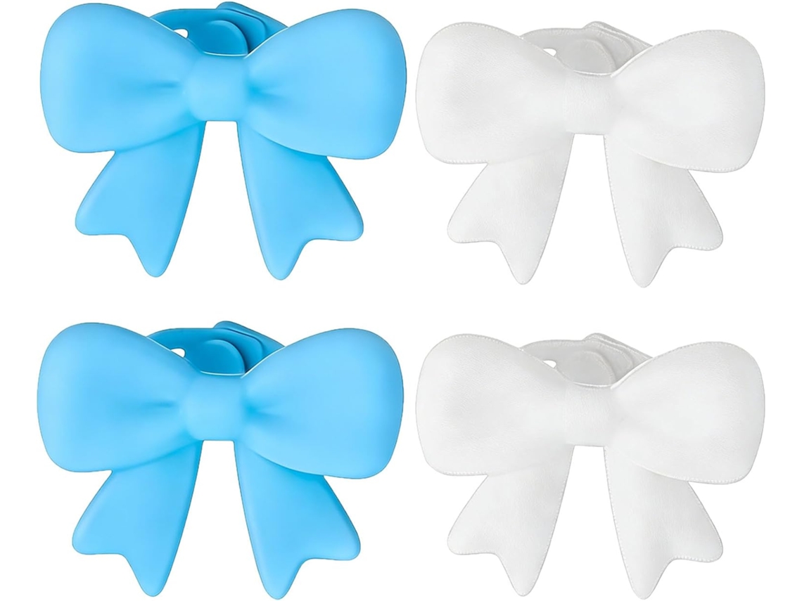 Conjunto De 2 Acessórios Silicone Para Fones Ouvido Com Laços Decorativos 3d, Acessórios Para Headsets Gamers, Presente