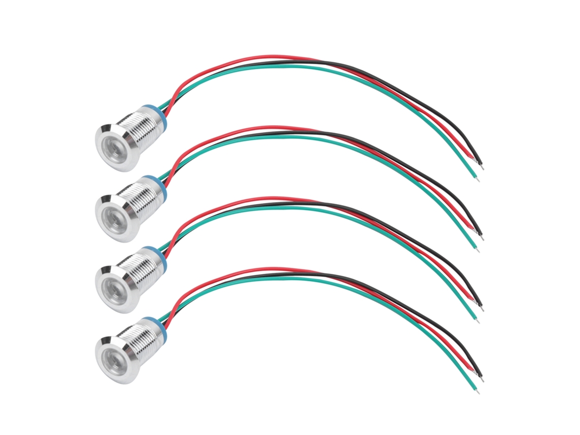 Luz Led Redonda Pré fiavel Impermeável Bicolor