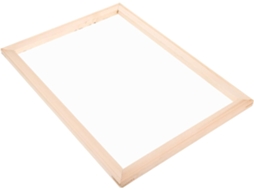 Moldura Madeira 30x40cm Pintura Diy Vazia Natural Prática Decoração Parede Escritório Suporte Óleo Casa Tela GOKOCO