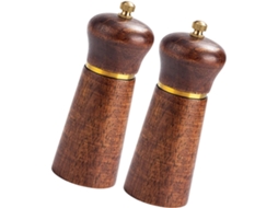 Moedor Manual De Pimenta E Sal, Com Ajuste De Moagem, Adequado Para Cozinhar E Temperar Churrasco.
