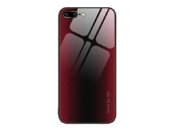Capa De Celular Tpu Com Textura Degradê De Vidro Para Iphone 8 Plus/7 Plus