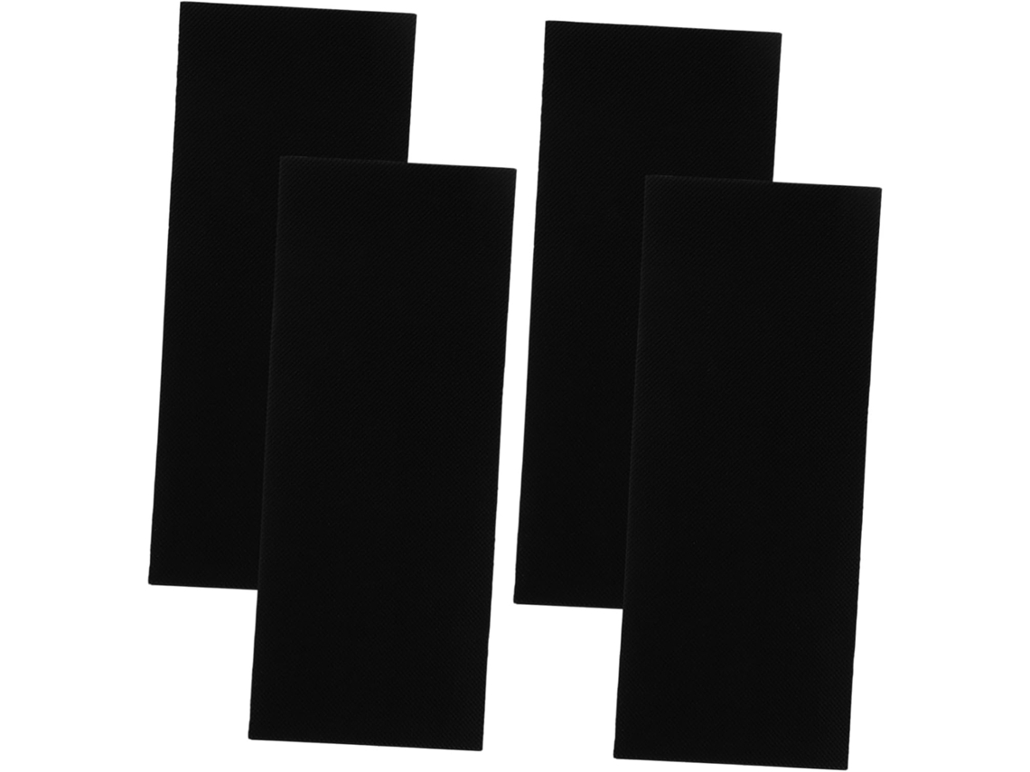 Adesivos Antiderrapantes Para Sapatos, 4 Peças, Silicone Preto