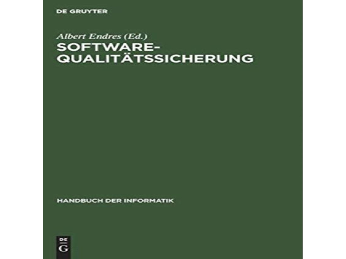 Livro Software-Qualitätssicherung de De Gruyter (Alemão)