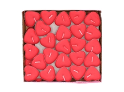 Rebe-50 Velas Em Forma De Coração Românticas Para Decoração De Casamento, Aniversário E Festas