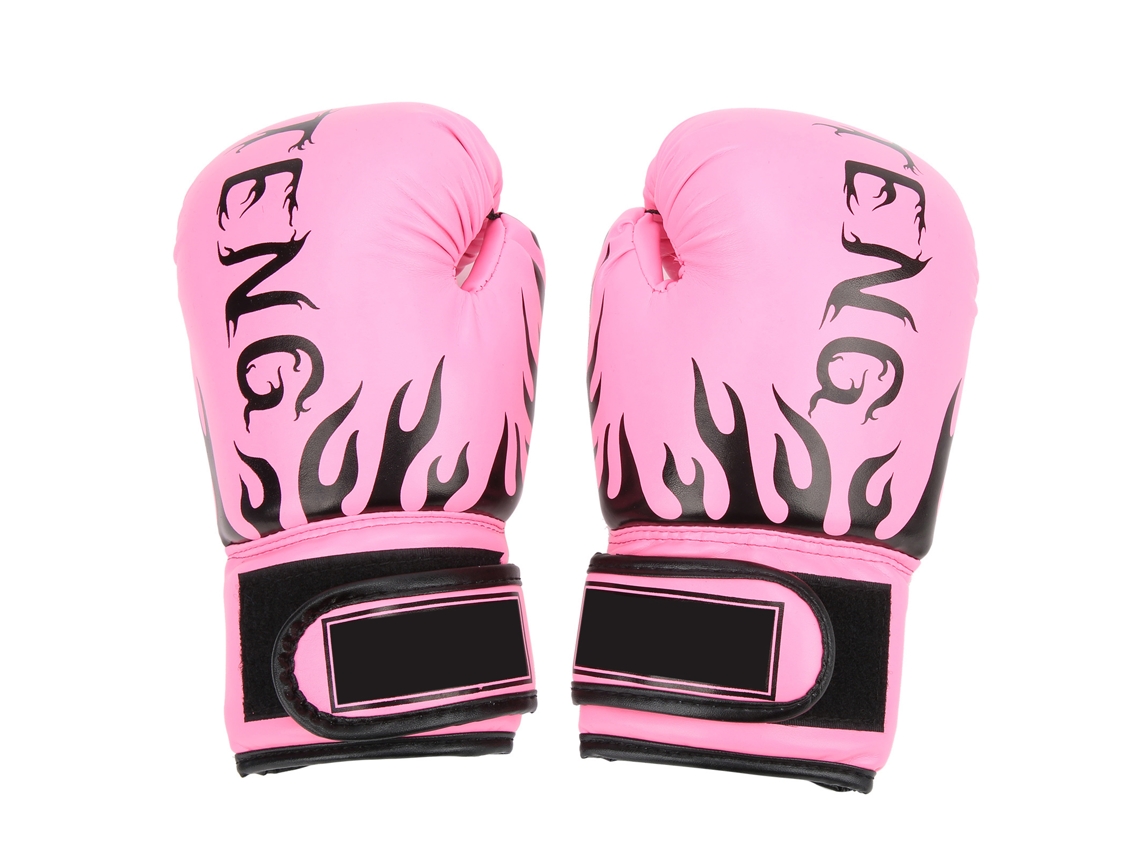 Omni-2pcs Luvas De Boxe Para Crianças Proteção De Mãos Para Luta Soco Saco Esporte Ao Ar Livre Rosa