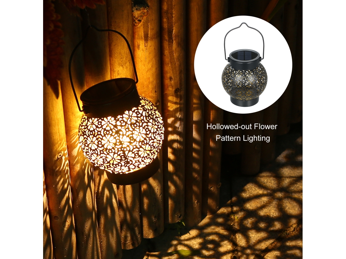Luz Solar de Girassol com LEDs IP44 para Jardim Decoração Exterior S/MARCA