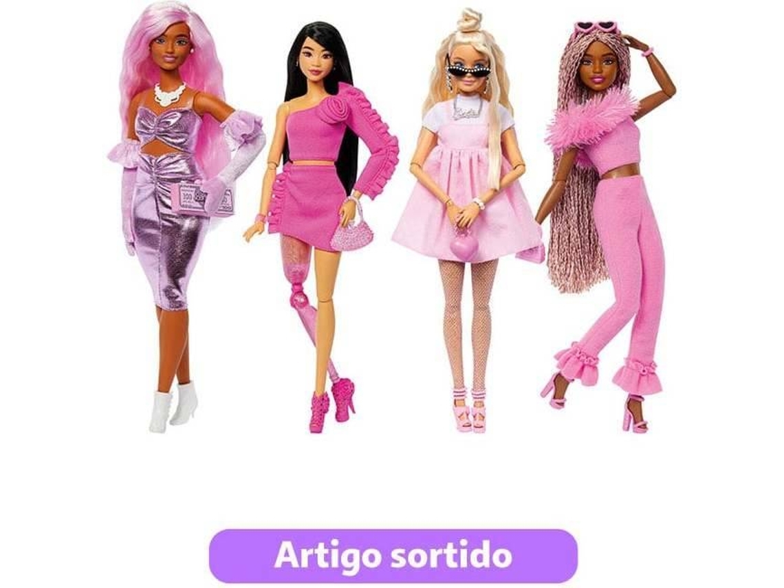 Boneca Barbie MATTEL Fashionista Deluxe (Outlet Caixa Aberta - Envio Aleatório - Idade Mínima Recomendada: 4 Anos)