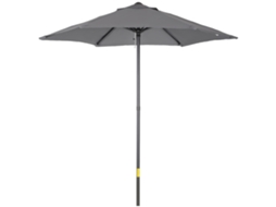 Guarda sol hexagonal Ø196cm cinza escuro BTFORUS