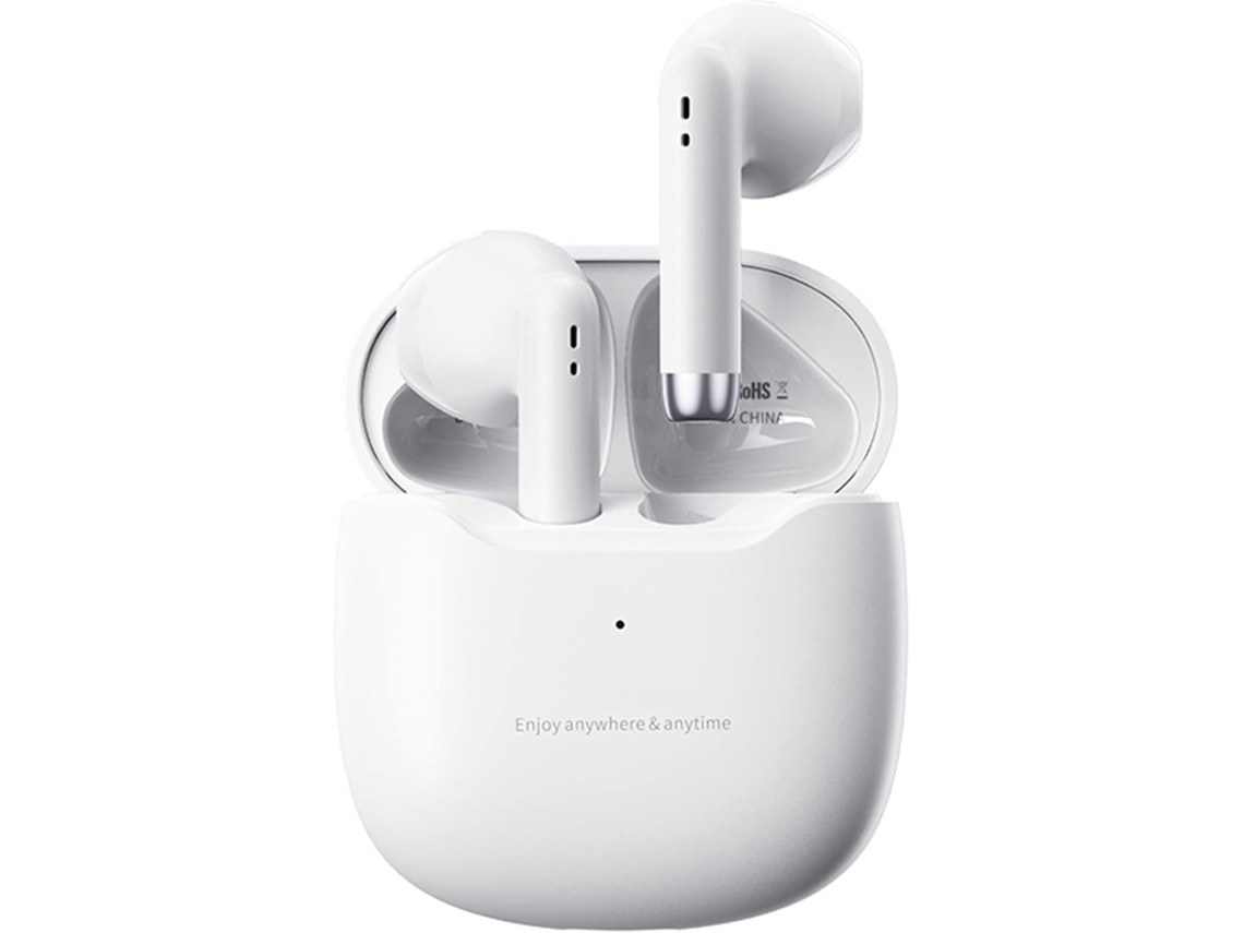 Fones de Ouvido Sem Fio Bluetooth 5.3 com Microfone para Exercícios, Cancelamento de Ruído, Graves Profundos JIAPEI (branco)