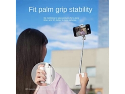 Lurelia Suporte De Telemóvel Para Telemóvel, Bluetooth, Rotação 360°, Em Plástico, Branco