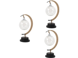 Conjunto de 3 Luminárias de Mesa Led Modernas para Sala de Estar e Quarto. SFUSHOS