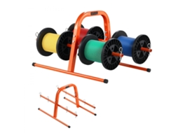 Suporte De Bobinas Até 8 Unidades Ø24cm Com Estrutura Resistente Tekmaquinas
