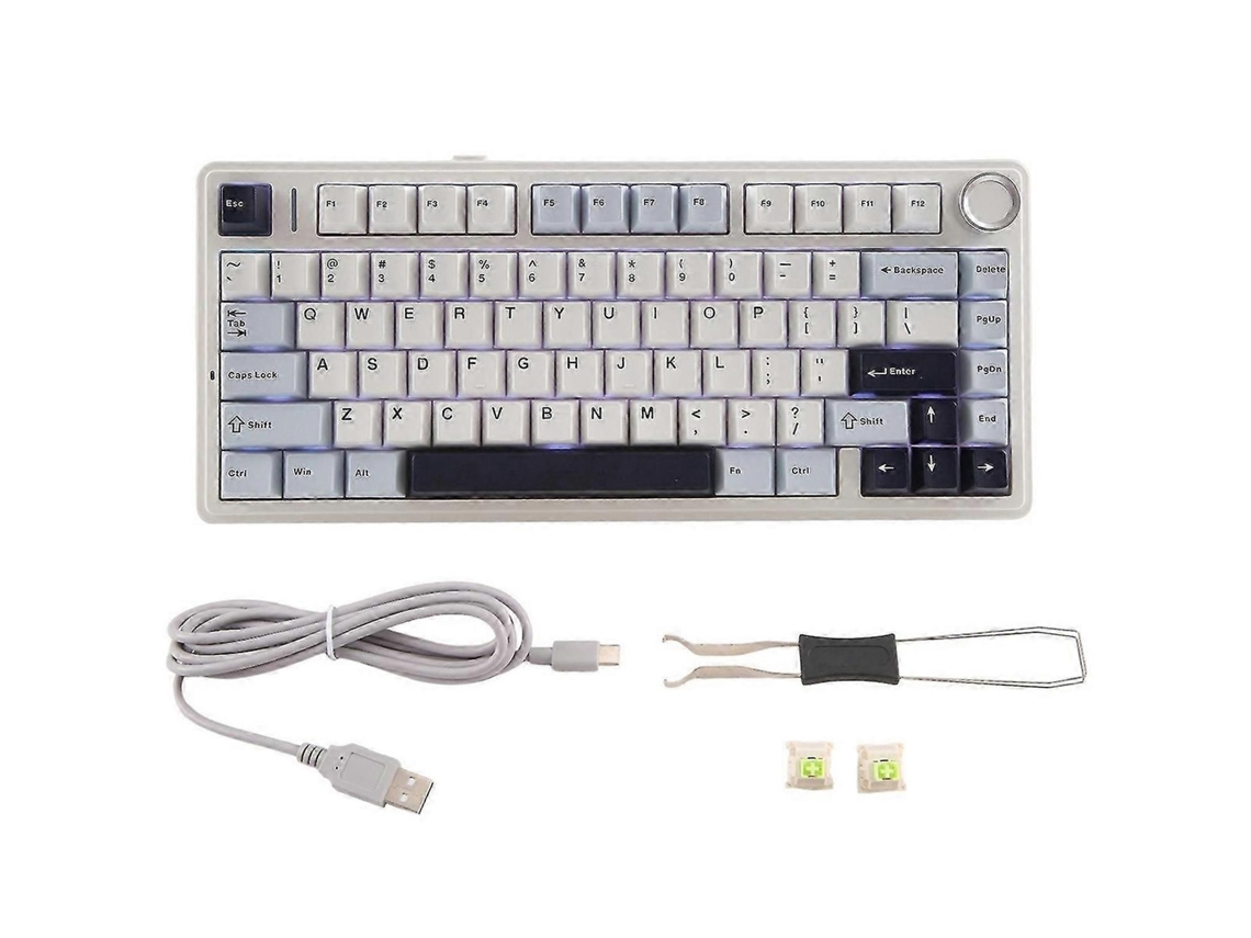 Teclado Bluetooth Dobrável Cinza TAISHENGDA