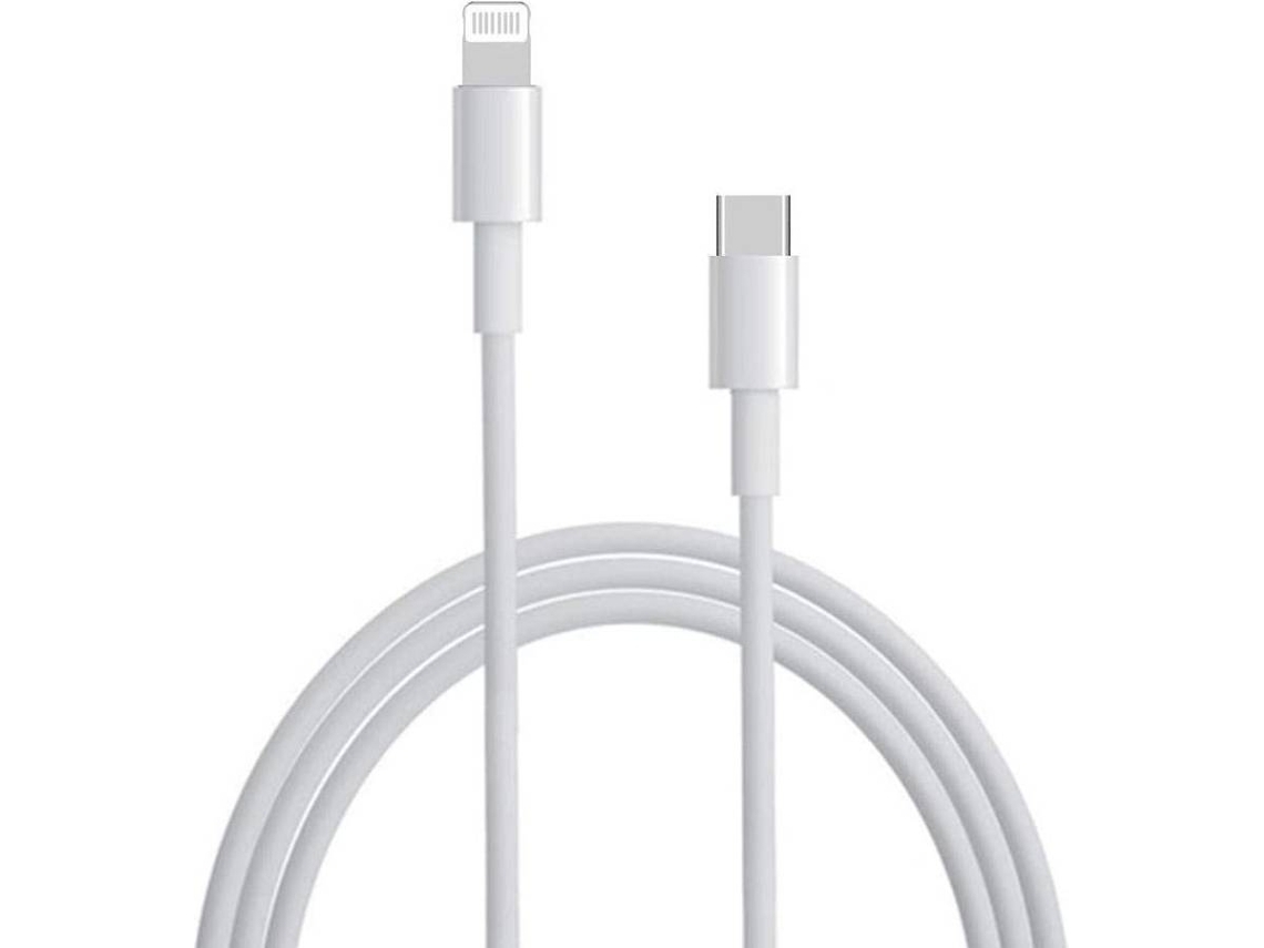 Cabo  Lightning (usb-c - 1 M - Branco)*