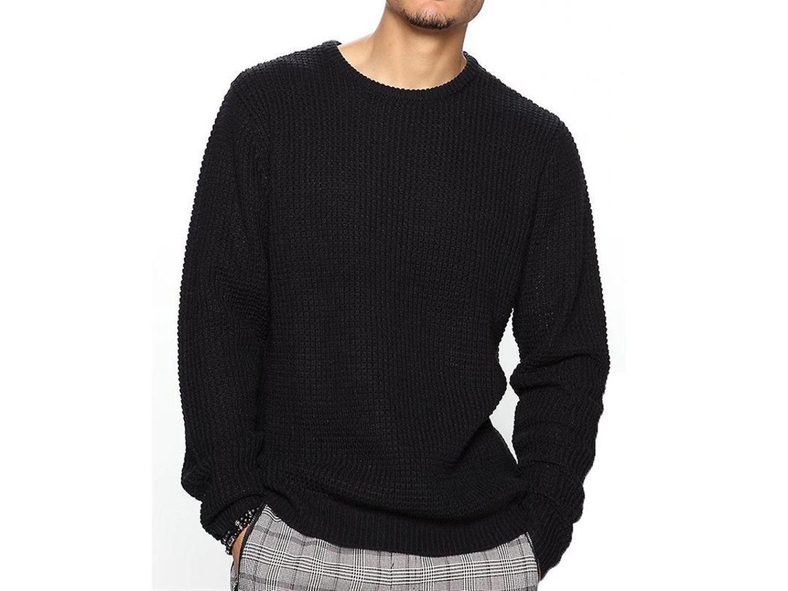 2026 suéter de Manga Larga de Punto Waffle para Hombre, Casual Y Slim Fit, Cuello Tortuga, Ideal para Ocasiones Diarias Y Clima Frío