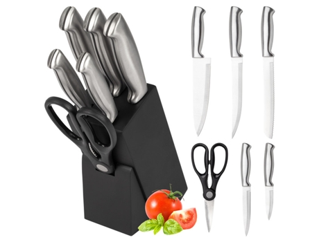 Conjunto de Facas 7Pcs Preto CLASSBACH