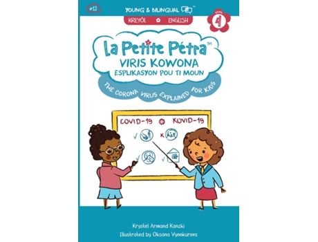 Livro Viris Kowona Esplikasyon Pou Timoun The Coronavirus Explained For Kids De Krystel Armand Kanzki (inglês)