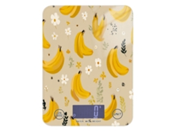 Bananas Amarelas, Caqui, Balança Digital Portátil Keto Alimentos, 5kg 5g, Pequena E Precisa, Com 4 Unidades De