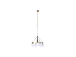 Candeeiro de Teto DKD HOME DECOR DKD Home Decor 50 x 50 x 144 cm Cristal Dourado Metal 50 W