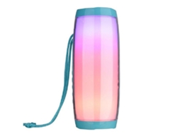 Caixa De Som Bluetooth (luz Led Colorida À Prova D'água) Sistema De Som Subwoofer Portátil Para Esportes Ao Ar Livre Mini Com Inserção De Cartão