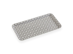 Tabuleiro Versa Oslo Cinzento Melamina 16 X 1,4 X 30 Cm