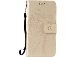 Capa Samsung Galaxy S5 i9600 HONGWE. Dourado
