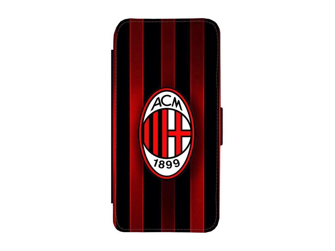 Capa Flip Para Iphone 17 Pro Do Ac Milan