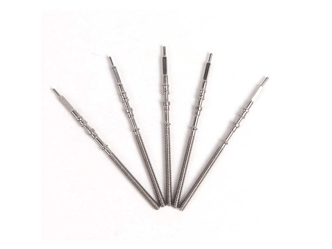 Adaptador de mecanismo para reparo de relógios NH35, NH36, NH38 e NH39, 5 peças, prateado.