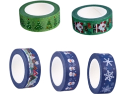 Lurelia Fita Washi, Natal, Scrapbooking