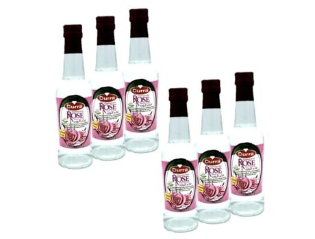 Lote 6x Garrafa de água de rosas Durra 250ml Durra