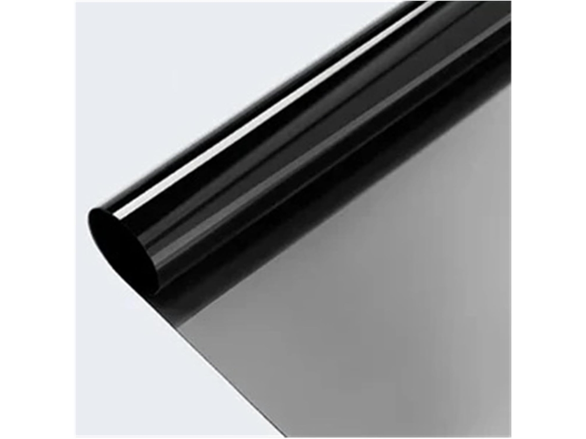 Película De Privacidade Para Janelas Com Espelho Unidirecional Aquaforge (preto E Prata, 50 Cm X 500 Cm)