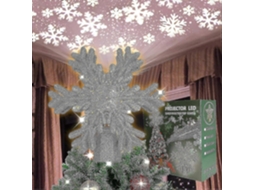 Ponteira De Rvore De Natal Com Glitter Decorao Led Hengjian (dourada)